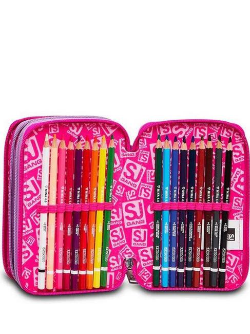 HEART LOLLY Estuche con kit escolar completo. gasa - Estuches y Accesorios