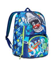 SJGANG SHARKSTORY Mochila doble Impresi&oacute;n azul - Bolsas y accesorios  ni&ntilde;os - 2