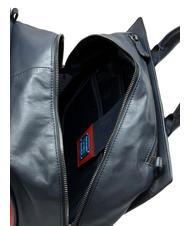 PIQUADRO CAMPIONARIO - PRISMA Malet&iacute;n tipo mochila de piel, porta pc de 15" azul - Maletines de Trabajo - 5