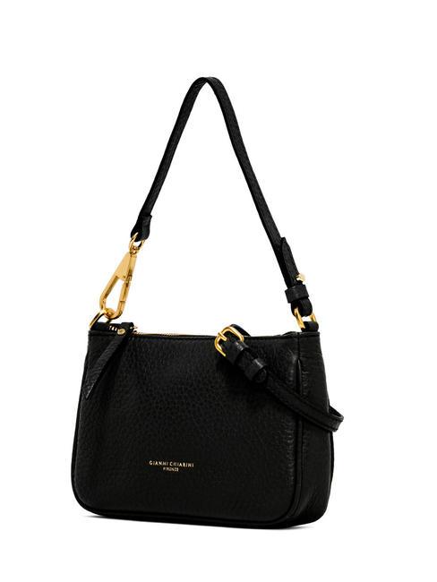 BROOKE Bolso bandolera en piel negro - Bolsos Mujer