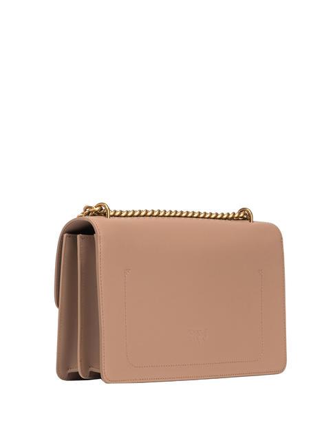 CLASSIC LOVE BAG Una simple bolsa galleta de jengibre-oro antiguo - Bolsos Mujer