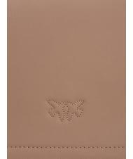 PINKO CLASSIC LOVE BAG Una simple bolsa galleta de jengibre-oro antiguo - Bolsos Mujer - 5