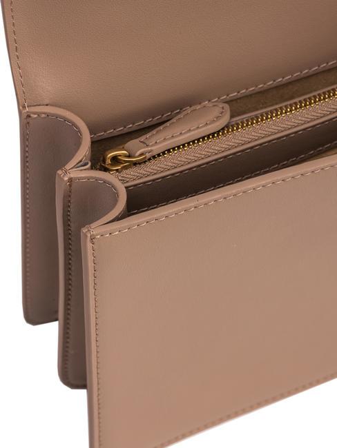 CLASSIC LOVE BAG Una simple bolsa galleta de jengibre-oro antiguo - Bolsos Mujer