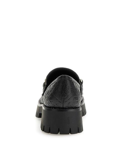 ALMOSTY mocas&iacute;n con cadena y logo 4G NEGRO - Zapatos Mujer