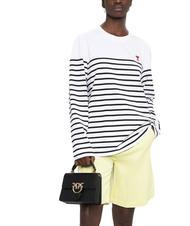 PINKO MINI LOVE BAG Bolsa con asa negro-oro antiguo - Bolsos Mujer - 6