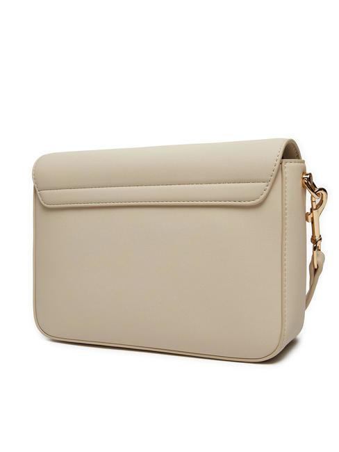 LETTERING bolsa de hombro Marfil - Bolsos Mujer