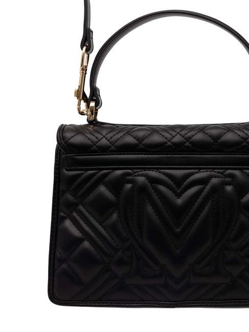 QUILTED Bolso maletín con bandolera negro - Bolsos Mujer