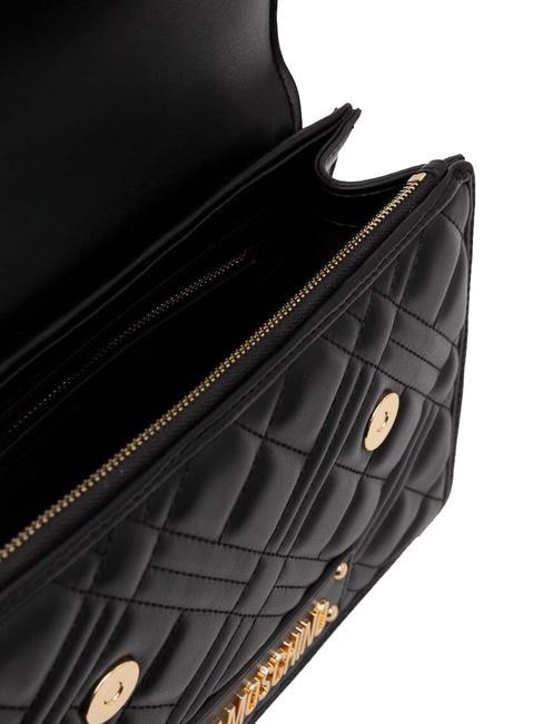 QUILTED Bolso maletín con bandolera negro - Bolsos Mujer