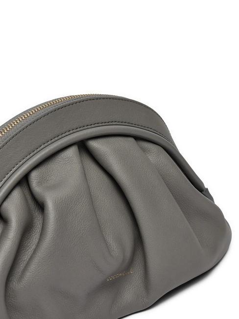 CHEEK SMOOTH  Bolso bandolera, en piel. grafito - Bolsos Mujer
