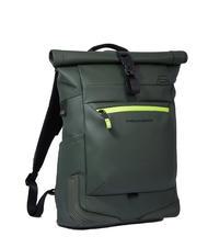 PIQUADRO CORNER SPECIALE GOMMATO Mochila enrollable para port&aacute;til de 15,6" VERDE - Mochilas para port&aacute;til - 2