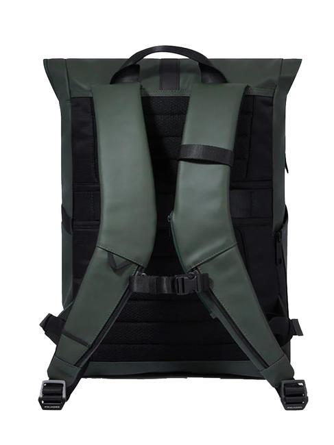 CORNER SPECIALE GOMMATO Mochila enrollable para port&aacute;til de 15,6" VERDE - Mochilas para port&aacute;til
