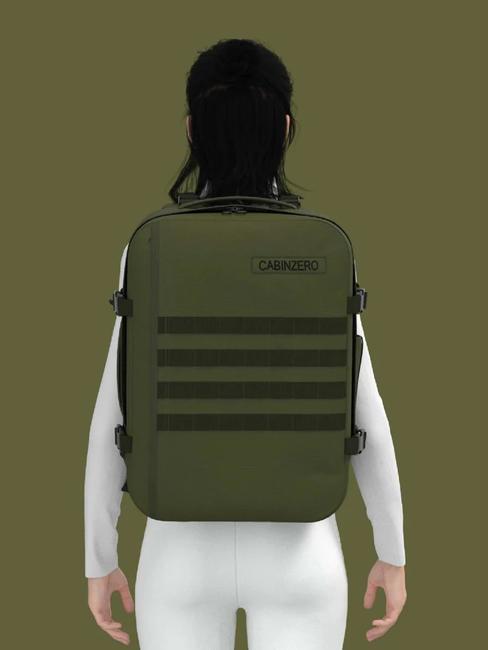 MILITARY 28L Mochila equipaje de mano verde militar - Equipaje de mano