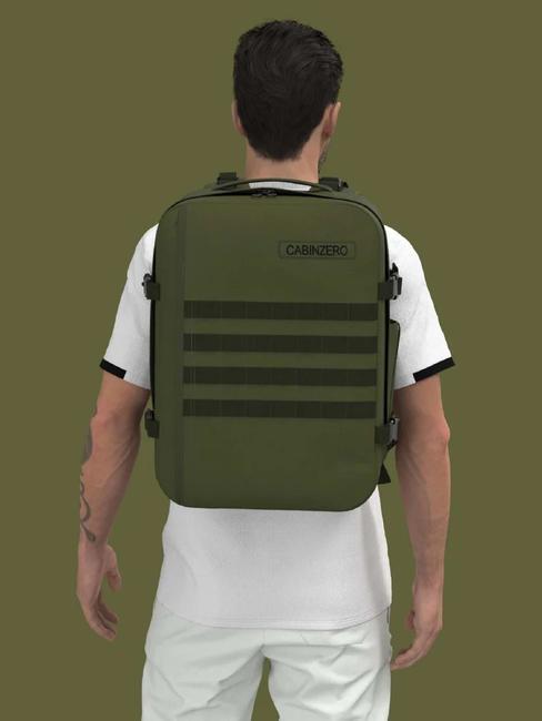 MILITARY 28L Mochila equipaje de mano verde militar - Equipaje de mano