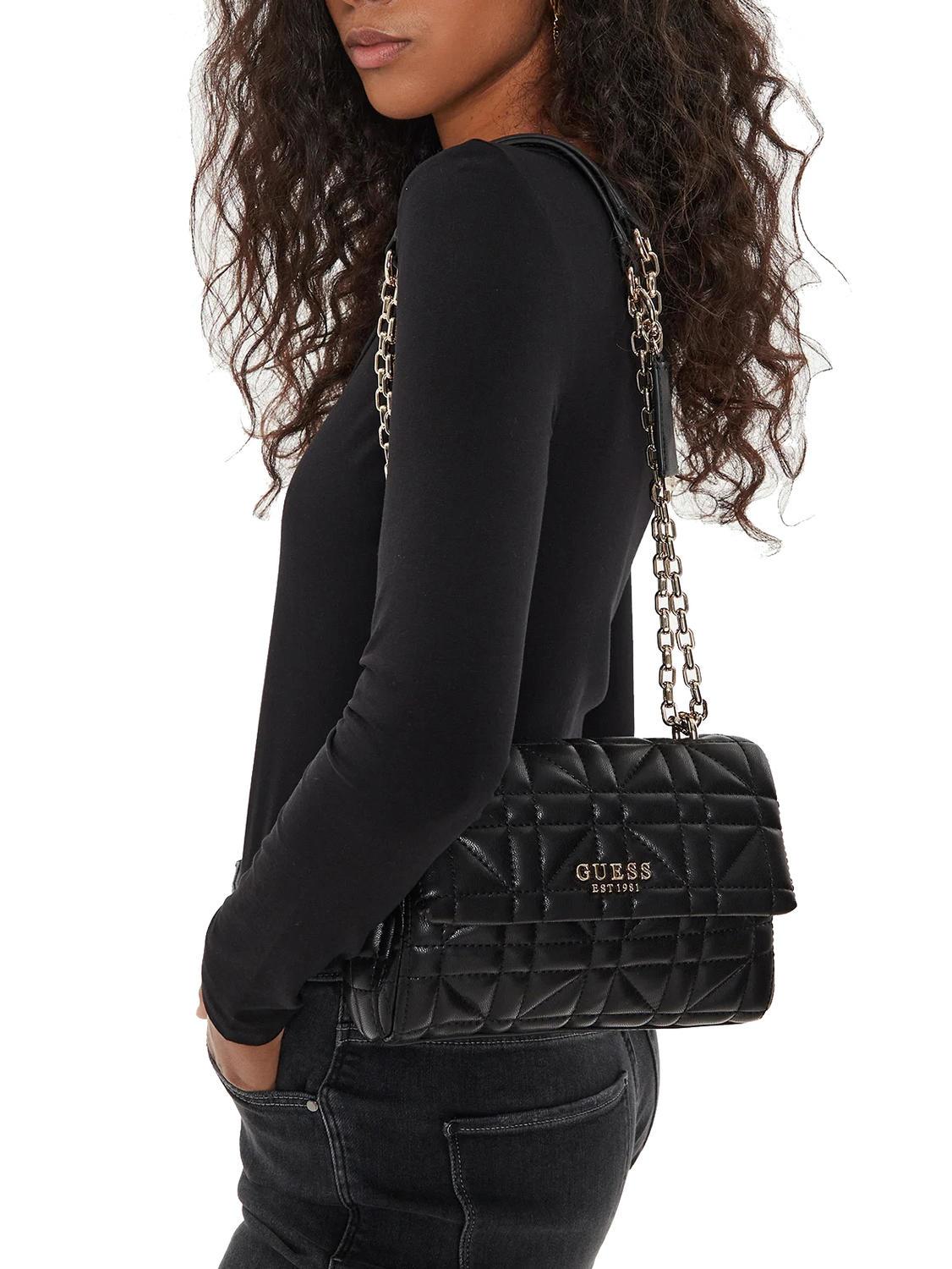 Guess bandolera negra outlet