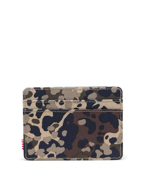 CHARLIE  Tarjetero plano camuflaje terreno - Carteras Mujer