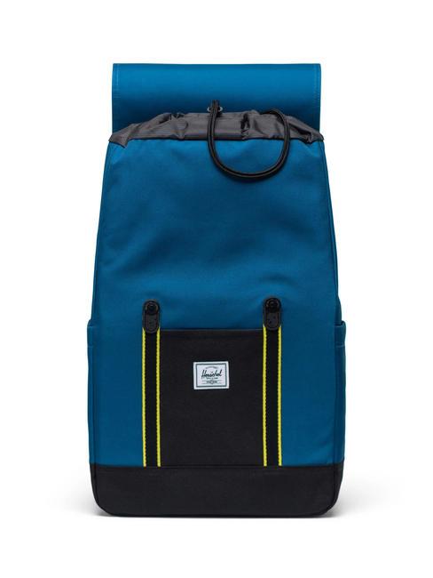 RETREAT Mochila azul legión/negro/onagra - Mochilas Escuela & Tiempo Libre