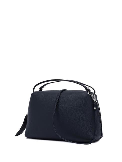 ALIFA Bolso de piel con bandolera AZUL - Bolsos Mujer