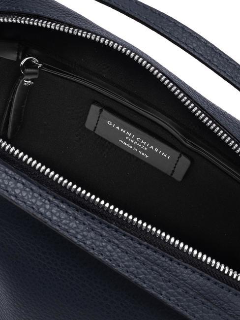 ALIFA Bolso de piel con bandolera AZUL - Bolsos Mujer