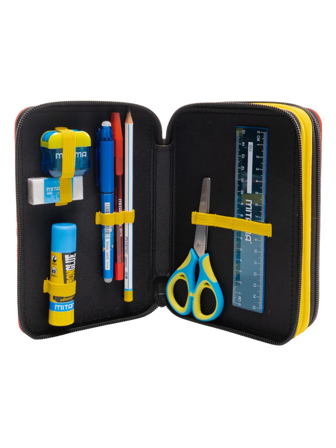 Estuche Pisos Estuche Triple Pokémon Pikachu Compartimentos