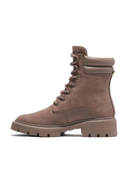 CORTINA VALLEY 6  Botas militares de cuero taup / gris - Zapatos Mujer