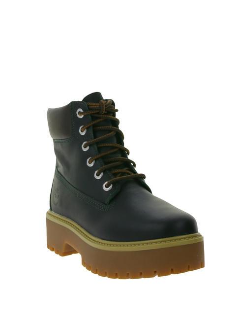 STONE STREET 6  Botines altos de piel costra - Zapatos Mujer