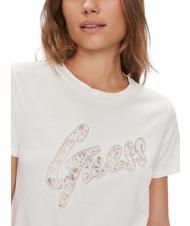GUESS LACE Camiseta de algodón cremwhi - camiseta - 3