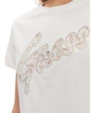GUESS LACE Camiseta de algodón cremwhi - camiseta - 4
