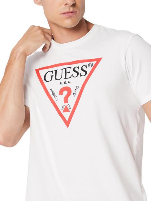 TRI LOGO Camiseta de algodón purwhite - camiseta