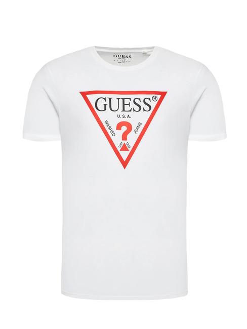 TRI LOGO Camiseta de algodón purwhite - camiseta