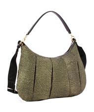 BORBONESE CROISSANT HOBO MEDIUM Bolso de hombro, con bandolera OP / NATURAL / NEGRO - Bolsos Mujer - 2