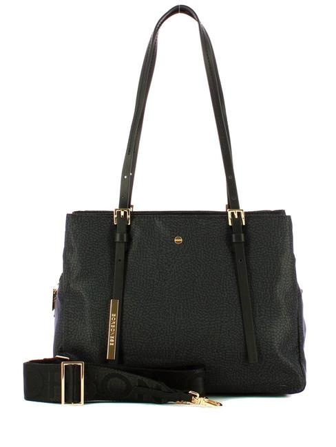 L'ECOLE NYLON Shopper de hombro, con bandolera negro oscuro - Bolsos Mujer