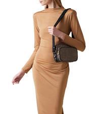 BORBONESE CAMERA CASE SMALL ECO LINE  Bolsa de hombro OP / NATURAL / NEGRO - Bolsos Mujer - 5