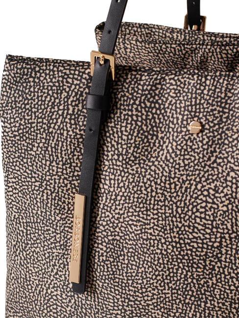 L'ECOLE NYLON  Bolso de hombro, con bandolera OP / NATURAL / NEGRO - Bolsos Mujer