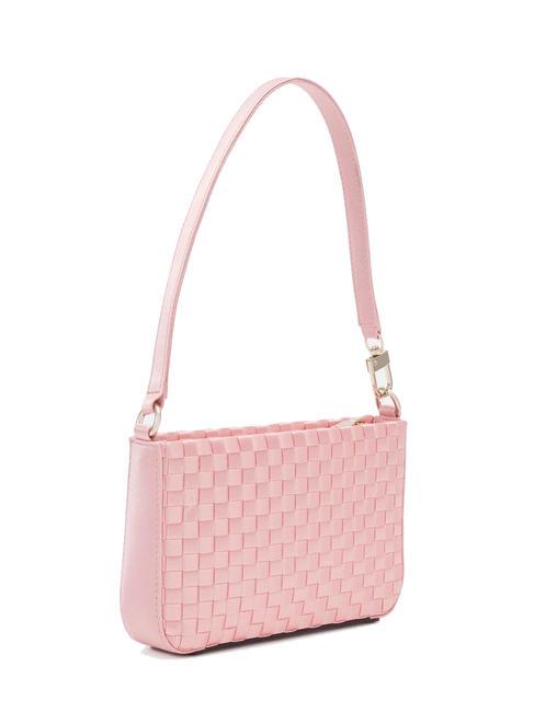 TWILLER Bolso de hombro mini tejido Rosa palido - Bolsos Mujer