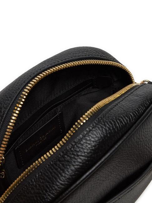 NINA  Mini bolso bandolera, en piel. negro - Bolsos Mujer