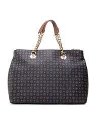 POLLINI HERITAGE  Bolso con bandolera negro marr&oacute;n - Bolsos Mujer - 3