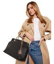 POLLINI HERITAGE  Bolso con bandolera negro marr&oacute;n - Bolsos Mujer - 6