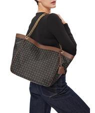 POLLINI HERITAGE Bolso bandolera transformable negro marr&oacute;n - Bolsos Mujer - 4