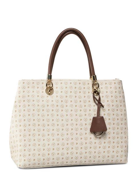 HERITAGE  Bolso con bandolera marfil / marrón - Bolsos Mujer
