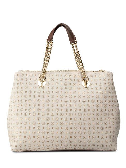 HERITAGE  Bolso con bandolera marfil / marrón - Bolsos Mujer