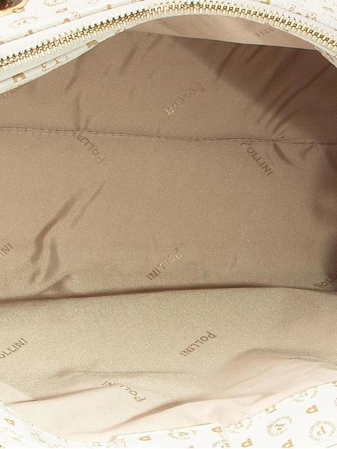 HERITAGE  Bolso con bandolera marfil / marrón - Bolsos Mujer