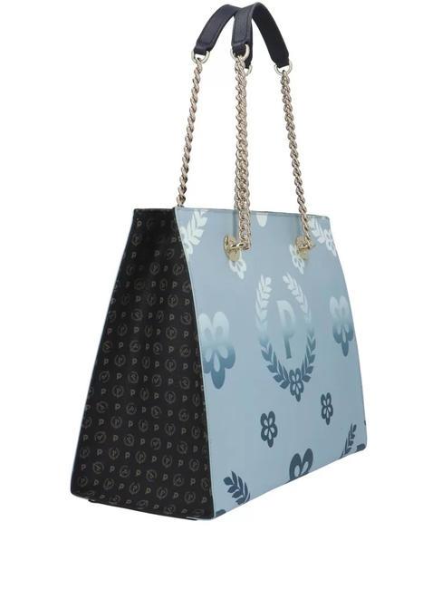 HERITAGE  Bolsa de la compra con estampado all over negro azul - Bolsos Mujer