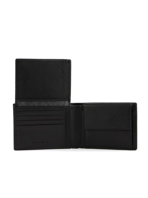 URBAN Cartera con solapa, en piel negro - Carteras Hombre