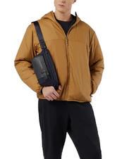 PIQUADRO BRIEF 2 Riñonera de piel y tejido azul - Riñoneras - 5