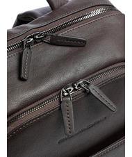 PIQUADRO Mochila CUADRADO NEGRO, soporte para PC 14 " pelo oscuro - Mochilas para portátil - 3