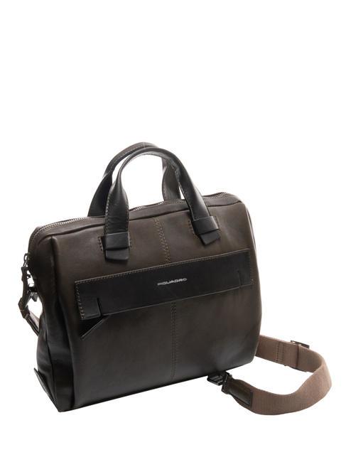 CAMPIONARIO - PYRAMID Malet&iacute;n de piel para pc 14" VERDE - Maletines de Trabajo