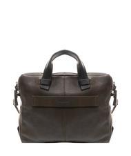 PIQUADRO CAMPIONARIO - PYRAMID Malet&iacute;n de piel para pc 14" VERDE - Maletines de Trabajo - 3