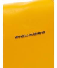 PIQUADRO CAMPIONARIO - MUSE Bolso bandolera de piel con bandolera amarillo - Bolsos Mujer - 3