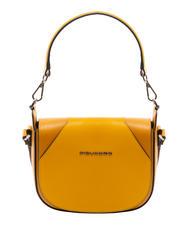 PIQUADRO CAMPIONARIO - MUSE Bolso bandolera de piel con bandolera amarillo - Bolsos Mujer - 5