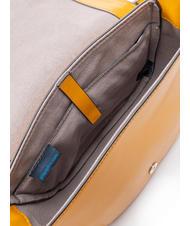 PIQUADRO CAMPIONARIO - MUSE Bolso bandolera de piel con bandolera amarillo - Bolsos Mujer - 6